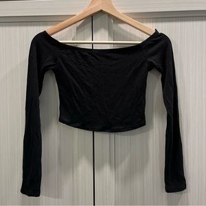 Garage Off-the-Shoulder Long Sleeve